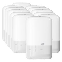 Tork T3 Dispenser til Toiletpapir i ark, Hvid - 1 stk/krt