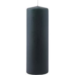 Bloklys 60 timer, Ø60 x 180 mm, Mørkegrøn - 12 stk/krt