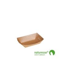 Pommes Frites Bakke nr. 1 Karton/PLA 75 x 48 x 27 mm - 250 stk/pk