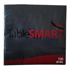 TableSmart Serviet 40 x 40 cm 3-lags Sort - 100 stk/pk