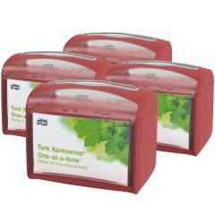 Tork N4 Xpressnap Servietdispenser Bord, Rød - 1 stk