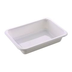 Bakke 1-rum 500 ml 171 x 127 x 35 mm CPET Hvid - 720 stk/krt