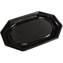 Fad 25x35 cm Lille Plast PET Sort, 10 Stk/ps