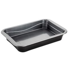Plastbakke CPET 294 x 193 x 45 mm Sort - 204 stk/pk