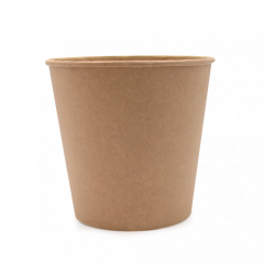Pap Chicken Bucket/Popcorn Bæger Brun 2500 ml Brun - 50 stk/pk