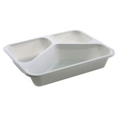 Bakke 3-rum 200/285/520 ml CPET Hvid - 420 stk/krt