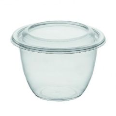 RPET Bæger Rund Klar 550 ml, Ø129 x 81 mm - 12 pk x 42 stk/krt