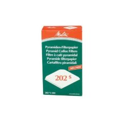Pyramidefilter Nr. 202s Hvid, 5 pk x 100 stk/krt