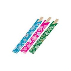 Træ Spisepinde Bio Mixed Flowers 202 mm - 100 par/pk