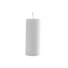 Bloklys Brændetid 95 timer, Ø70 x 220 mm, Hvid - 6 stk/krt