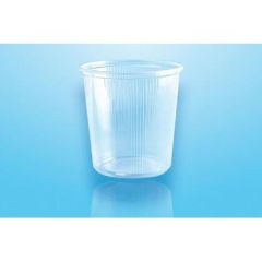 Salatbæger 500 ml Rund PP Klar - 100 stk/pk