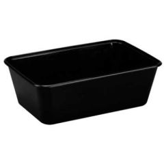 Bakke 750 ml til Microovn PP Sort - 50 stk/ps