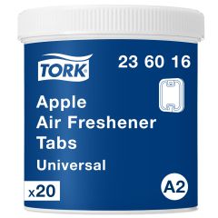 Tork Luftfrisker disc A2 til ophæng m. Æbleduft - 20 stk/ds