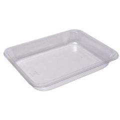 Bakke 1-rum 1035 ml 227 x 178 x 35 mm APET klar - 396 stk/krt