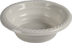 Flergangs Tallerken Dyb Ø17 cm 480 ml, lysegrå PP - 25 stk/pk