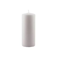 Bloklys Brændetid 112 timer, Ø78 x 195 mm, Hvid - 6 stk/krt