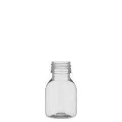 Flaske Pharma Sirop 60 ml Ø43 x 74 mm PET Klar - 640 stk/krt