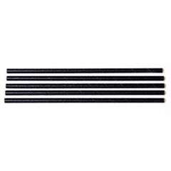 Papir Sugerør Bionedbrydelig Sort Ø7 x 150 mm - 250 stk/ps