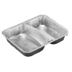 Alubakke 495/645 ml 2-rum 5592 - 100 stk/pk