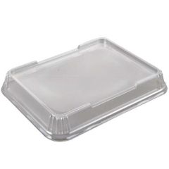 Plastlåg Højt 231 x 183 x 33 mm APET Klar - 324 stk/krt