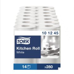 Tork Køkkenrulle Advanced 2 lag, Hvid - 7 pk. x 2 Rl/krt.