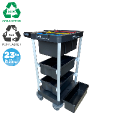 Nordic Recycle Trolley 2.0 Eksklusiv Designlinje Small