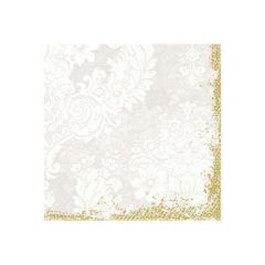 Duni Serviet 40 x 40 cm 3-lag Royal Hvid - 250 stk/pk