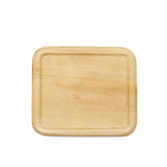 Palmeblad Låg til 650 ml bakke - 25 stk/pk