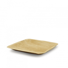 Palmeblad Tallerken 15 x 15 cm - 25 stk/pk