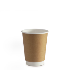 Pap Kaffebæger Doublewall PE Coated 360 ml/12 oz Brun - 25 stk/pk