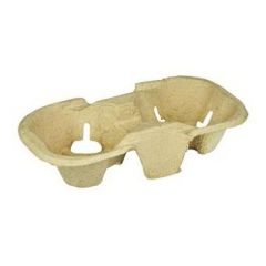 Pap Kopholder t/2 bægre Natur - 90 stk/ps