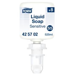 Tork Sensitiv Flydende Sæbe 525 ml u/parfume Ecolabel Mini S5 - 8 stk/krt