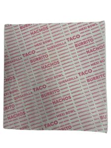 Sandwichpapir Guac 25 x 26 cm Hvid 40 gr PE-coated - 1000 stk/krt