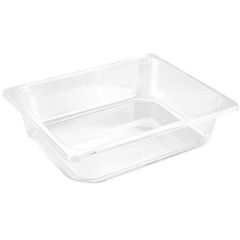 Bakke 1/2 GN 5100 ml 325 x 265 x 80 mm APET Klar - 80 stk/krt