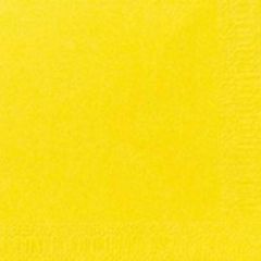 Duni Serviet 24 x 24 cm 3-lag Gul - 250 stk/pk