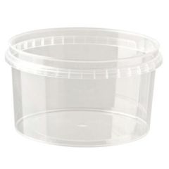 Plastbæger 560 ml Ø122 mm Rund PP Klar - 200 stk/ps