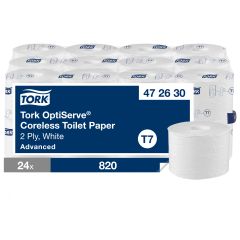 Tork T7 Toiletpapir FSC genbug 2 lag - 24 rl/krt.