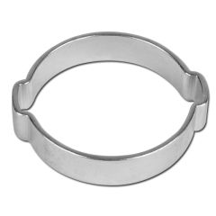 Slangeklemme to-øre clips 7-9 mm - 1 stk