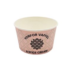 Isbæger Vorfor Vaffel 190 cc PE-coated - 55 stk/pk - UDEN AFGIFTER OG GEBYR