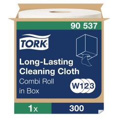 Tork Aftørringsklud Alt-i-En Rulle Hvid
