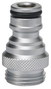 Vikan Adapter m. gevind til Gardena 1/2" forkromet messing