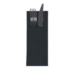 TableSmart Serviet til bestik 40 x 32 cm Sort - 50 stk/pk