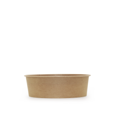 Salat-/Wok Skål Kraft/PE 900 ml Ø185 x 50 mm - 50 stk/pk