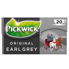 Te Pickwick Earl Grey Sort te, 12 pk x 20 brv/krt