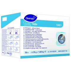 Clax Tøjvaske tabs 33E1 med farve og parfume - 56 stk/pk