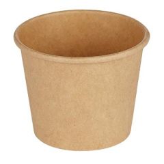 Kraft Dressingbæger Brun 90 ml/3 oz PE-coating - 100 stk/ps