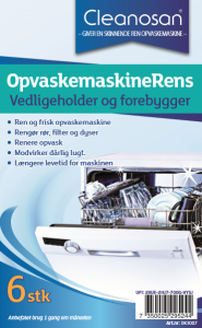 Cleanosan OpvaskemaskineRens 6 stk.