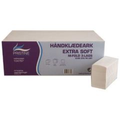 Håndark 3-lags nyfiber - 25 pk x 100 stk/krt
