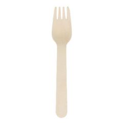 Træ Gaffel Verive 160 mm Voksbehandlet - 100 stk/ps
