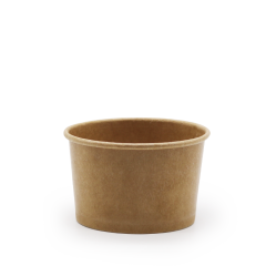 Pap Suppe-/Isbæger Brun 235 ml/8 oz - 50 stk/pk